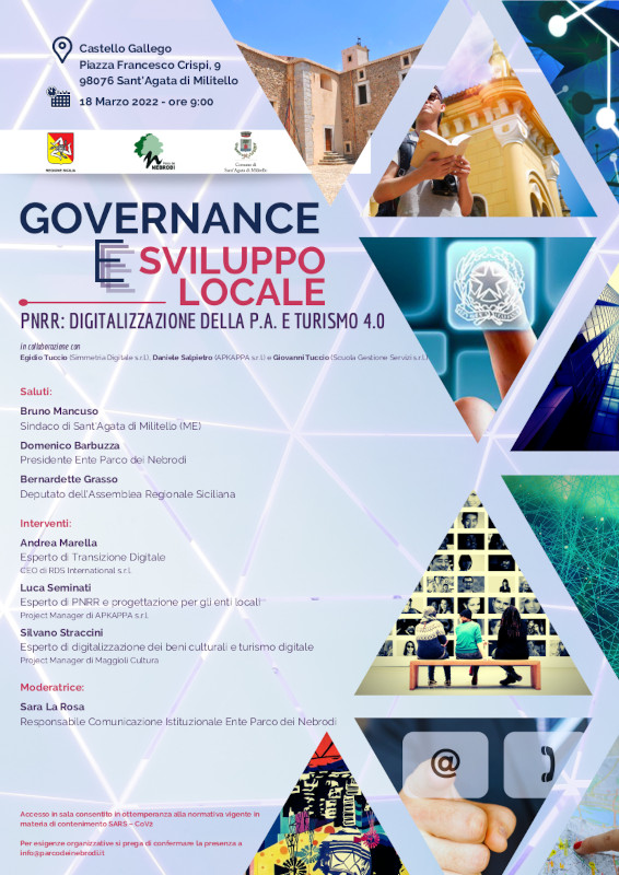 Governance e sviluppo locale - PNRR: Digitalizzazione della P.A. e Turismo 4.0